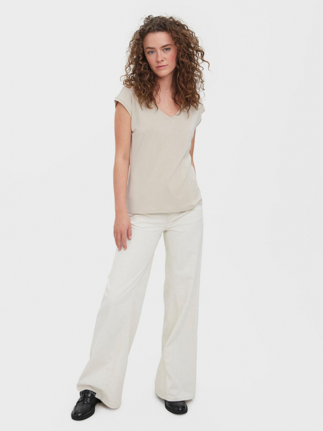 Top filli beige femme - Vero Moda