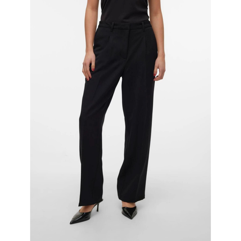 Pantalon large isabella noir femme - Vero Moda