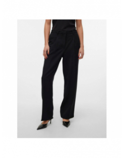 Pantalon large isabella noir femme - Vero Moda