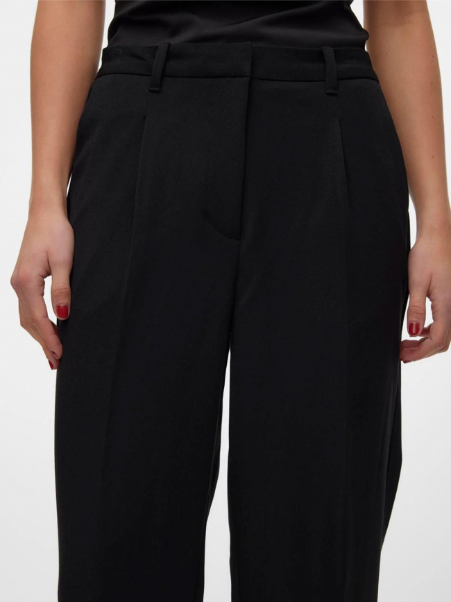 Pantalon large isabella noir femme - Vero Moda