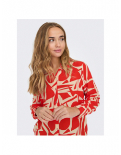Chemisier loose helena life rouge femme - Only