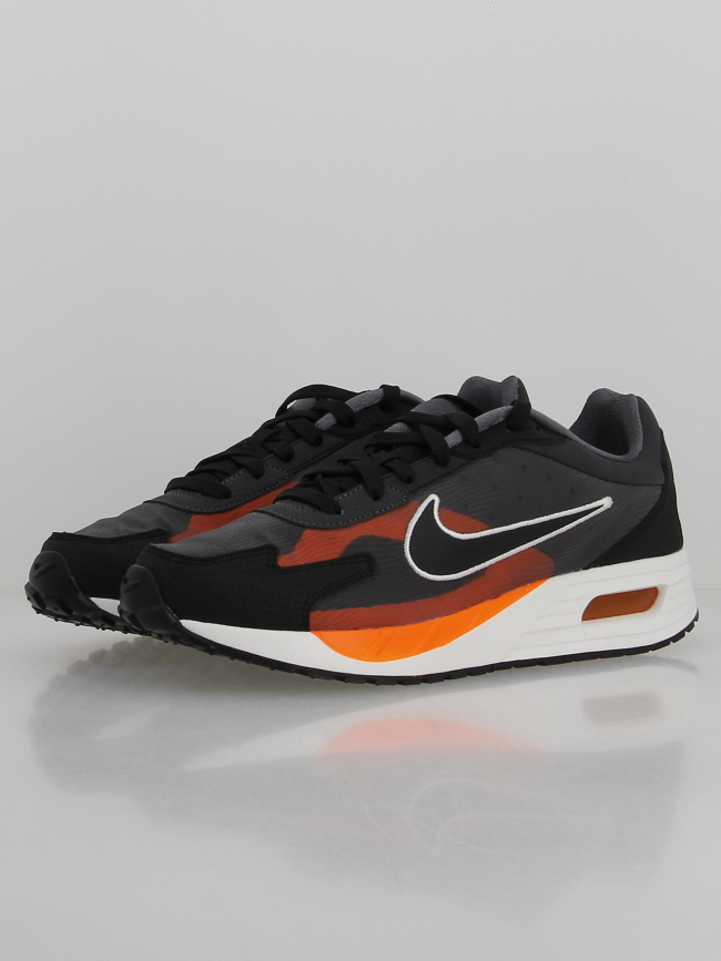 Air Max baskets solo se gris noir orange homme - Nike