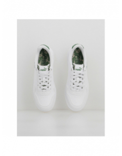 Baskets wns court classic blanc vert femme - Puma