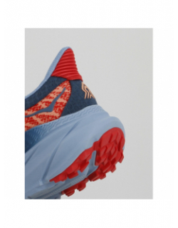 Chaussures de running challenger 7 bleu orange femme - Hoka