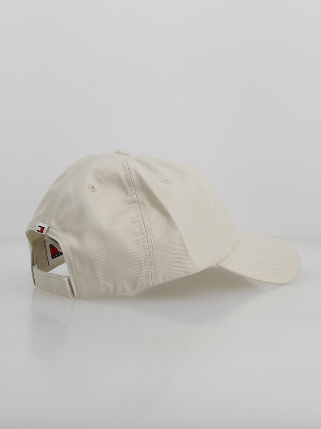 Casquette linear logo beige femme - Tommy Jeans