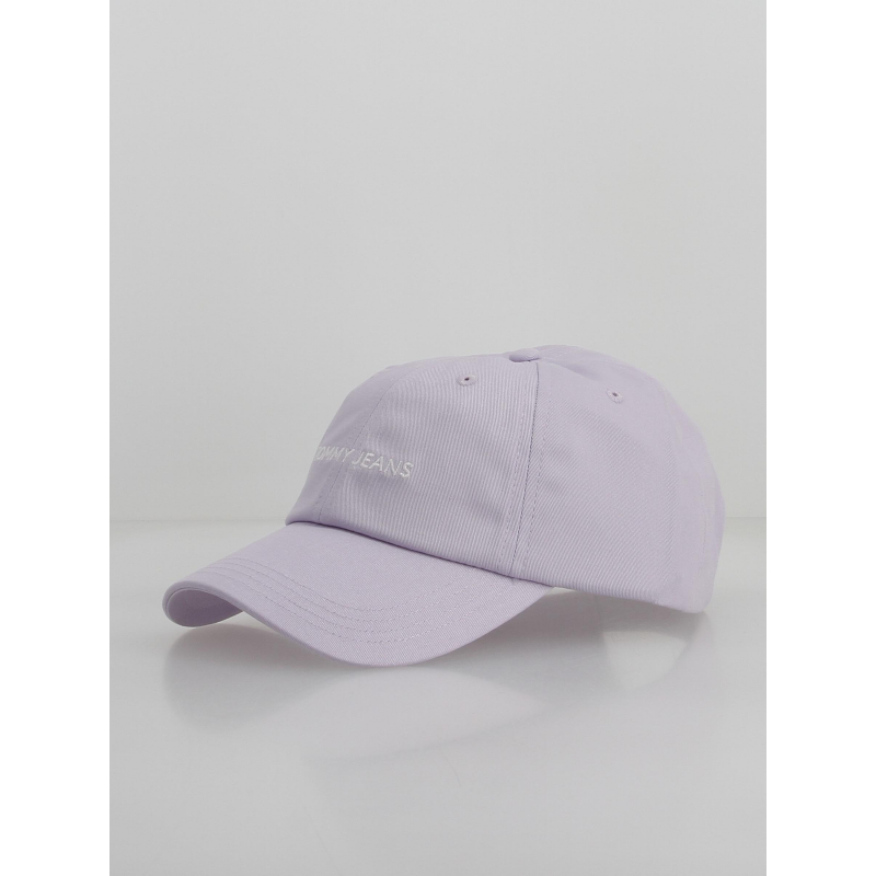 Casquette linear logo violet femme - Tommy Jeans