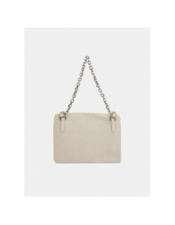 Sac bandoulière re-lock double guset beige femme - Calvin Klein