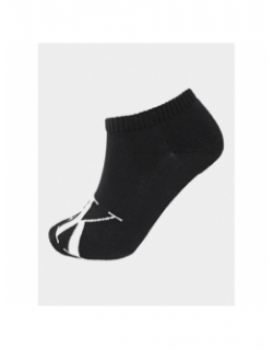 2 paires de chaussettes sneaker blanc noir homme - Calvin Klein Jeans