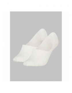 2 paires de chaussettes footie high cut blanc femme - Calvin Klein