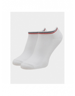 Pack 2 paires de chaussettes sneakers iconic blanc homme - Tommy Jeans