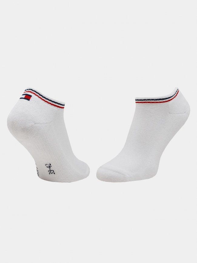 Pack 2 paires de chaussettes sneakers iconic blanc homme - Tommy Jeans