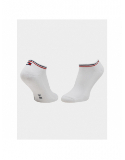 Pack 2 paires de chaussettes sneakers iconic blanc homme - Tommy Jeans