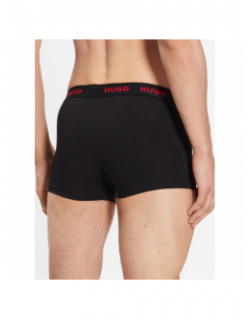 Pack 3 boxers stretch noir homme - Hugo