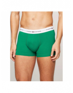 Pack 3 boxers signature vert noir orange homme - Tommy Hilfiger