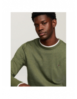 Pull uni mouline vert homme - Tommy Hilfiger