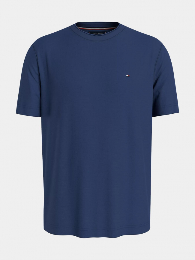 T-shirt slub bleu homme - Tommy Hilfiger