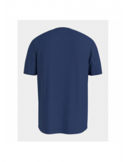 T-shirt slub bleu homme - Tommy Hilfiger