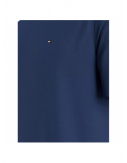 T-shirt slub bleu homme - Tommy Hilfiger