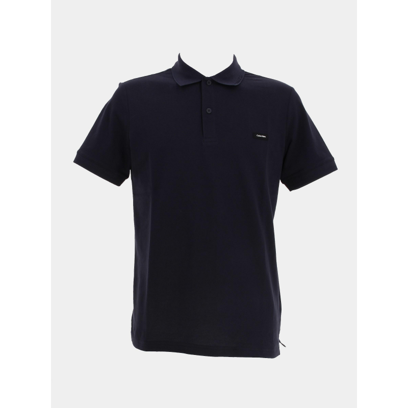 Polo thermo tech pique bleu marine homme - Calvin Klein