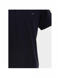 Polo thermo tech pique bleu marine homme - Calvin Klein