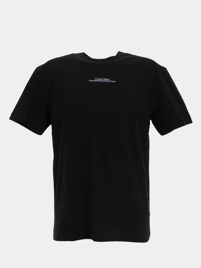 T-shirt linear back graphic noir homme - Calvin Klein