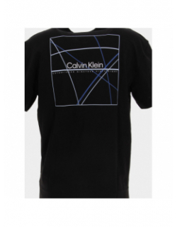 T-shirt linear back graphic noir homme - Calvin Klein