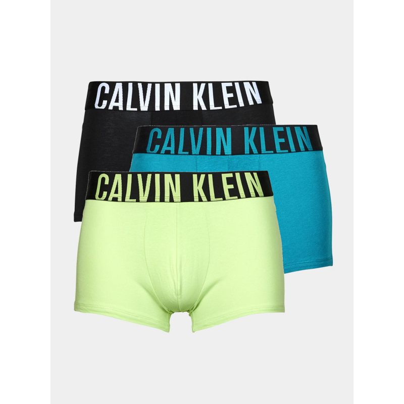 Pack 3 boxers intense power noir bleu homme - Calvin Klein