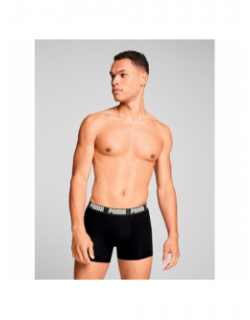 Pack 2 boxers everyday aop print kaki noir homme - Puma