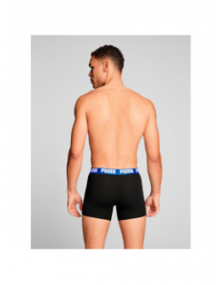 Pack 2 boxers everyday basic noir bleu rouge homme - Puma