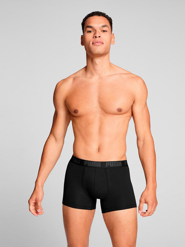 Pack 2 boxers everyday basic noir homme - Puma