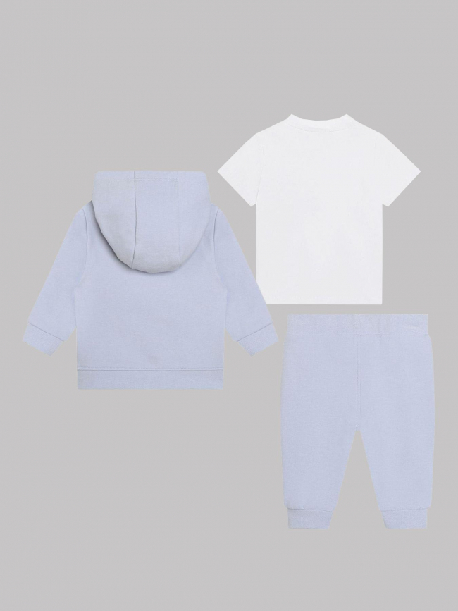 Coffret ensemble t-shirt jogging sweat bleu ciel bébé - Boss