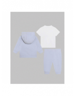 Coffret ensemble t-shirt jogging sweat bleu ciel bébé - Boss