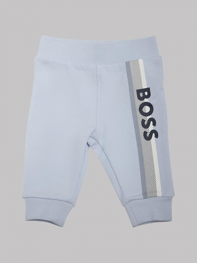 Coffret ensemble t-shirt jogging sweat bleu ciel bébé - Boss