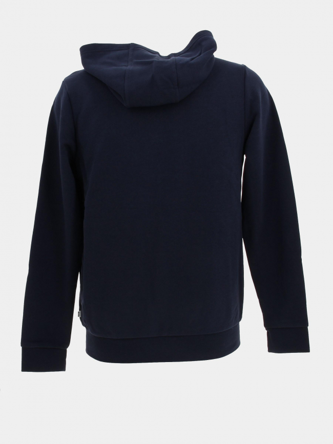 Sweat zippé à capuche 10-12 ans cargot bleu marine garçon - Boss