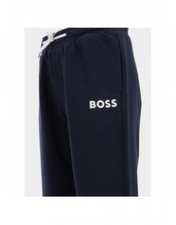 Jogging uni logo bleu marine garçon - Boss