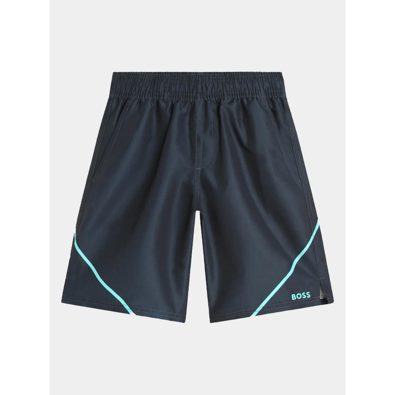 Short de bain surfer 14-16 ans bleu marine garçon - Boss