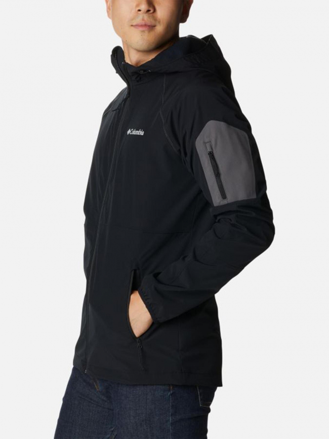 Veste softshell tall heights noir homme - Columbia