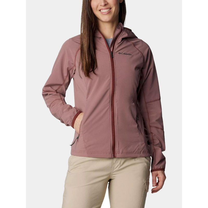 Veste as softshell rose femme - Columbia