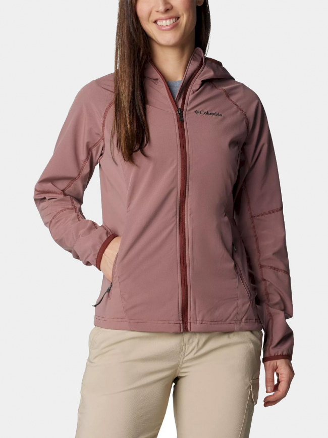 Veste as softshell rose femme - Columbia