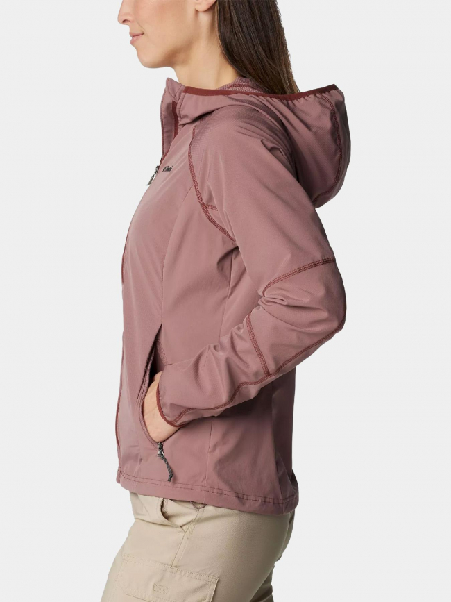 Veste as softshell rose femme - Columbia