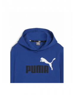 Sweat à capuche essential +2 fleece bleu garçon - Puma