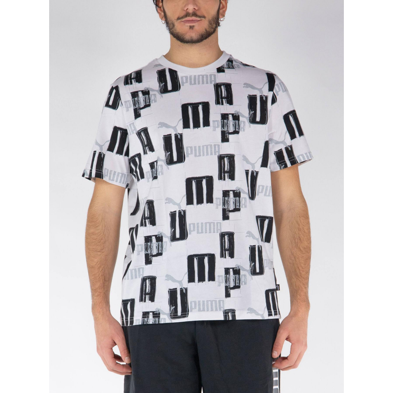 T-shirt essentiel logo blanc homme - Puma