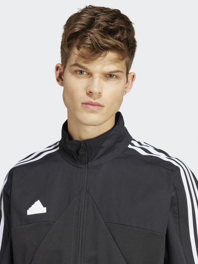 Veste 3 bandes tiro tt q1 noir homme - Adidas