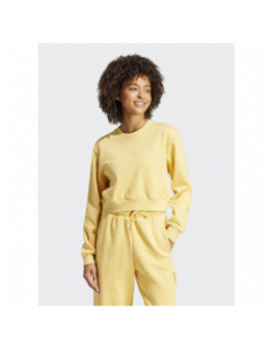 Sweat all szn c jaune femme - Adidas