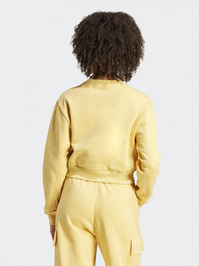 Sweat all szn c jaune femme - Adidas