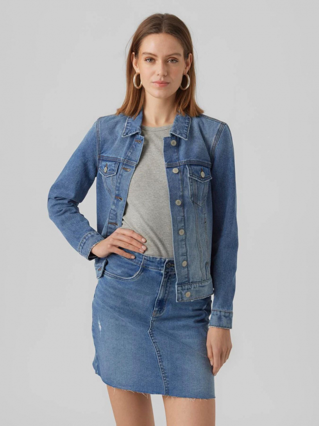 Veste en jean zorica bleu femme - Vero Moda