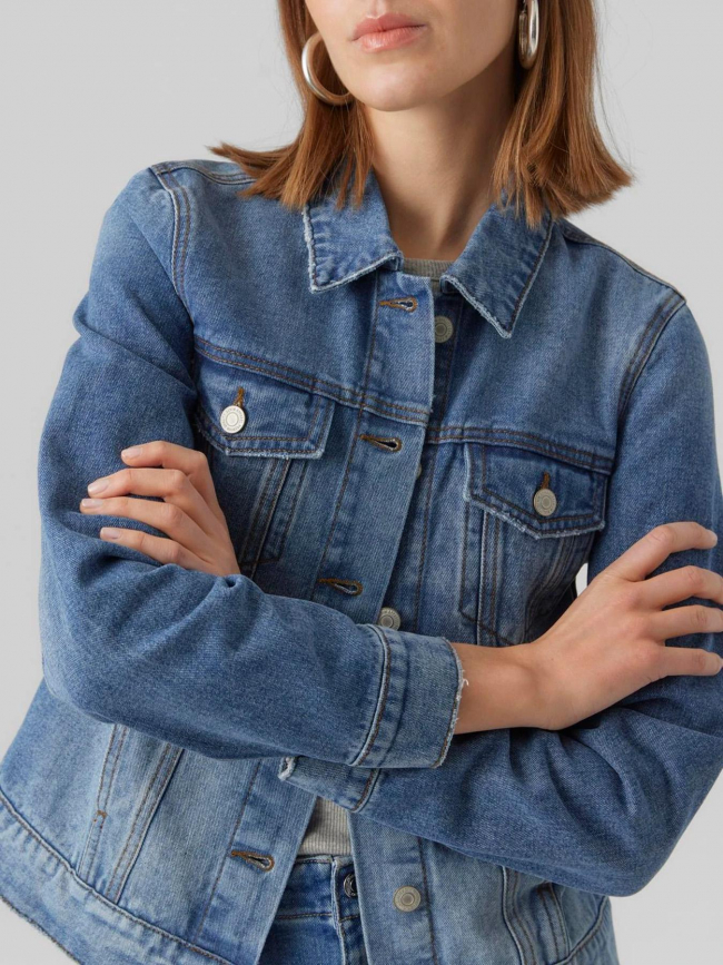 Veste en jean zorica bleu femme - Vero Moda