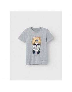 T-shirt balukas gris garçon - Name It