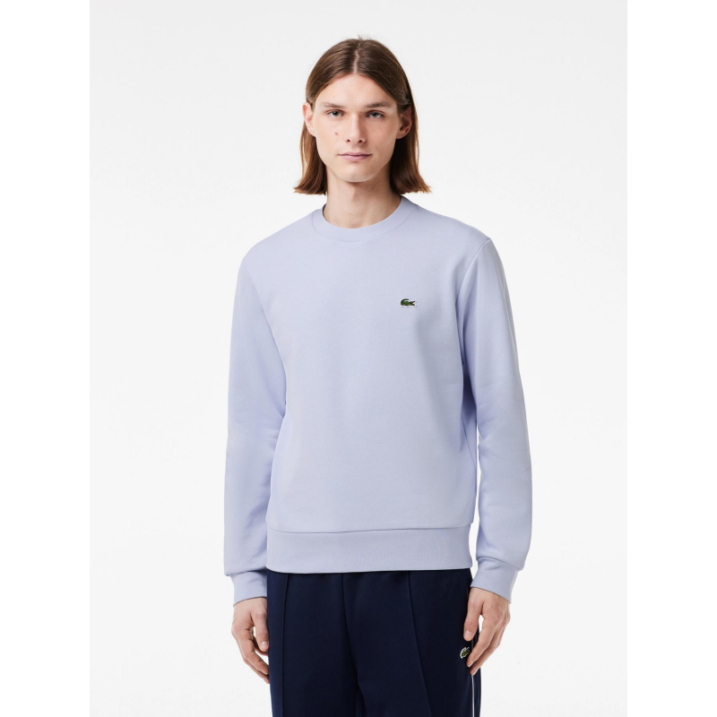 Sweat core solid bleu ciel homme - Lacoste