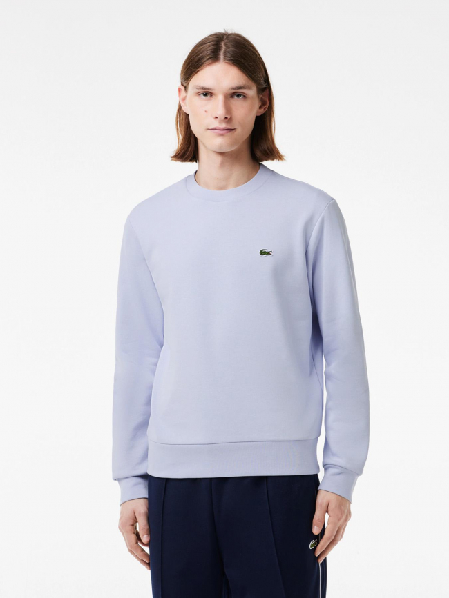 Sweat core solid bleu ciel homme - Lacoste